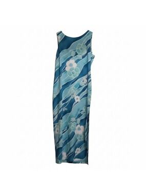 Judith Hart Maxi Dress Blue Polyester Medium NWOT